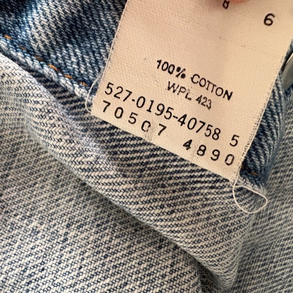 Vintage Mens Levis Made In USA Denim Trucker Jacket Large 70507-4890 - Picture 6 of 9